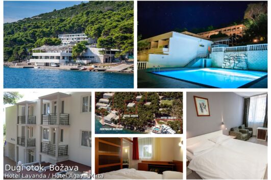 AKCIJA JADRAN! Dugi otok, Božava, Hotel Lavanda 3*, Hotel Agava/Mirta 3*